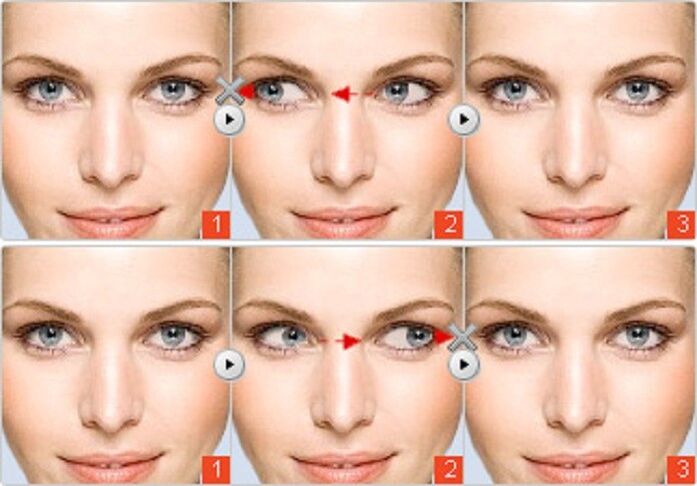 Gymnastics for the eyes that effectively improves vision